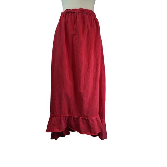 Oh My Gauze! Dresses & Skirts - Women's Oh My Gauze! Red High-Low Skirt - Size XL